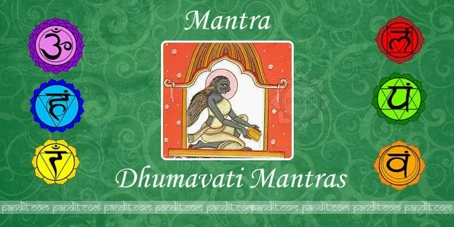What are Dhumavati Mantras hindi english