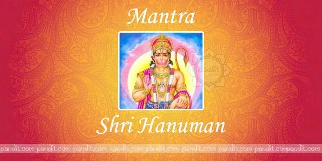 What are Hanuman Mantra hindi english