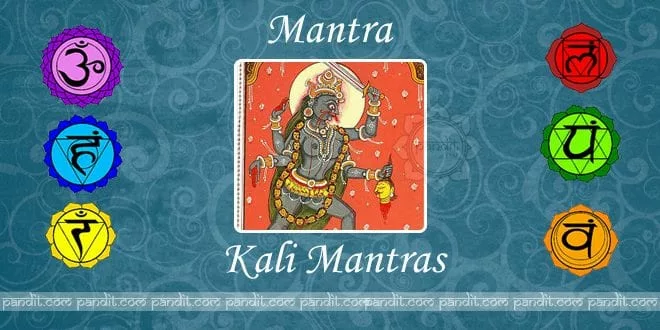 What are Goddess Kali Mantras in hindi and english