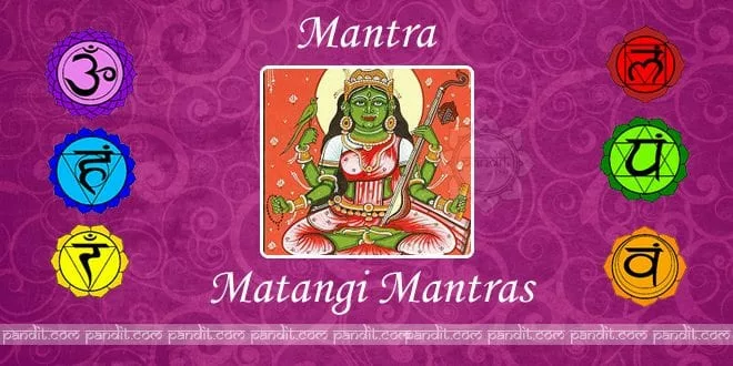 What are Goddess Matangi Mantras hindi english