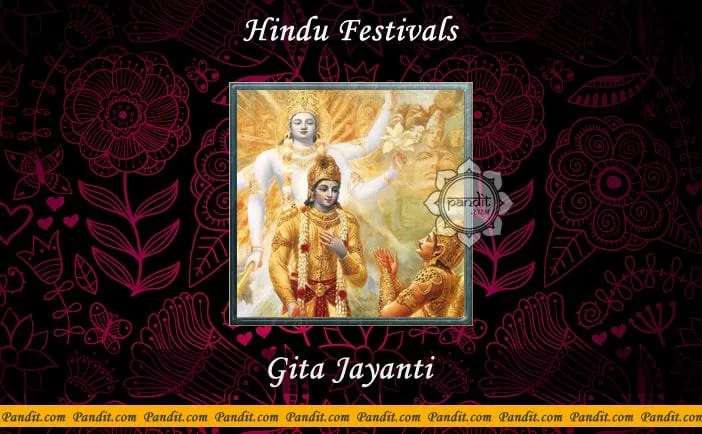 Gita Jayanti rituals and celebration
