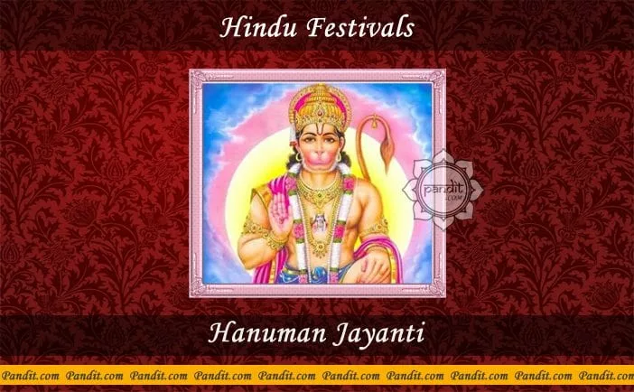 Celebrations of Hanuman Jayanti with all rituals