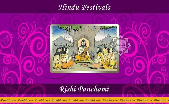 How to conduct Rishi panchami puja