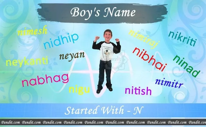Indian Boy Names Starting With N
