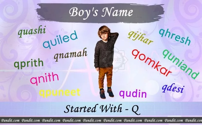 Indian Boy Names Starting With Q