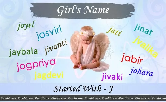 Girl’s name starting with j