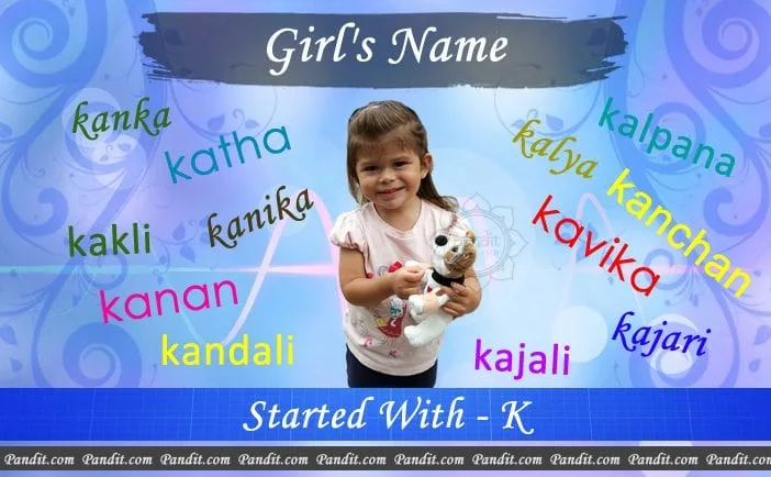 Girl’s name starting with k