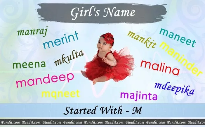 Girl’s name starting with m