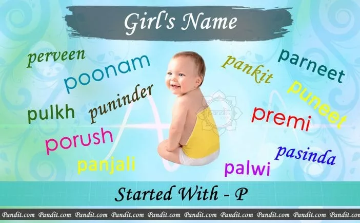 Girl’s name starting with p