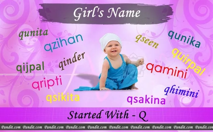Girl’s name starting with Q
