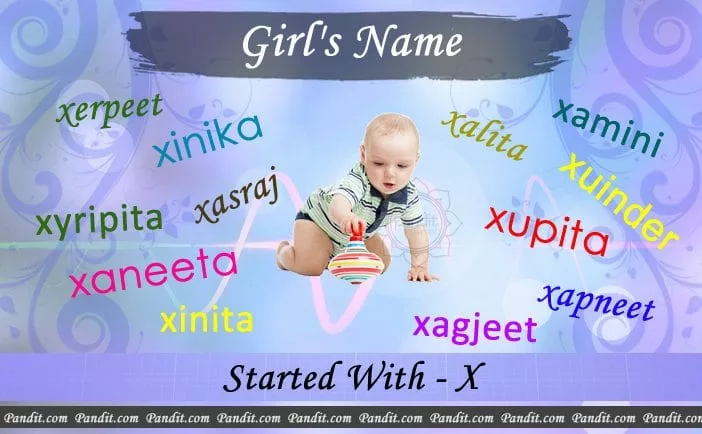 Girl’s name starting with X