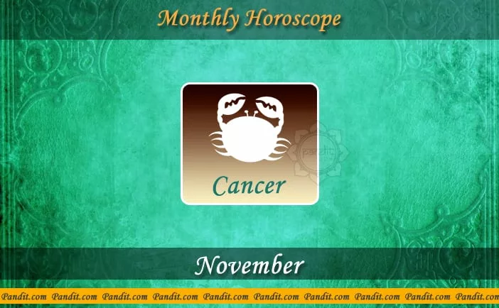 Cancer monthly horoscope November 2016