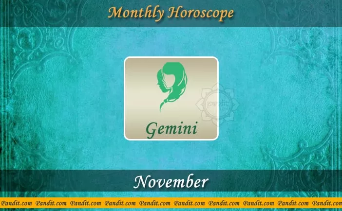 Gemini monthly horoscope November 2016
