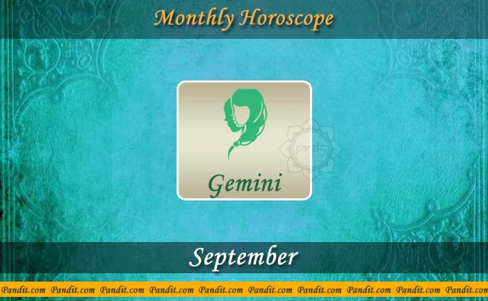 Gemini monthly horoscope September 2016