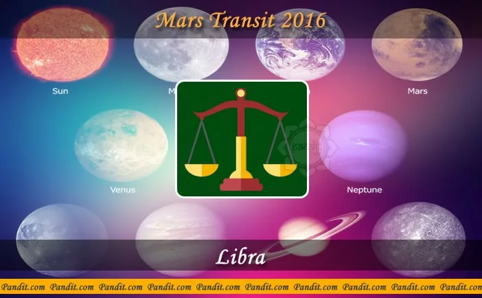 Mars Transit in Libra