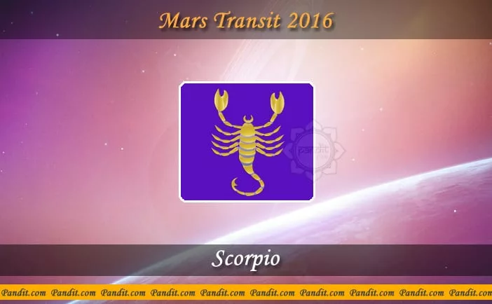 Transition of Mars in Scorpio on that date of 20th February and its effect