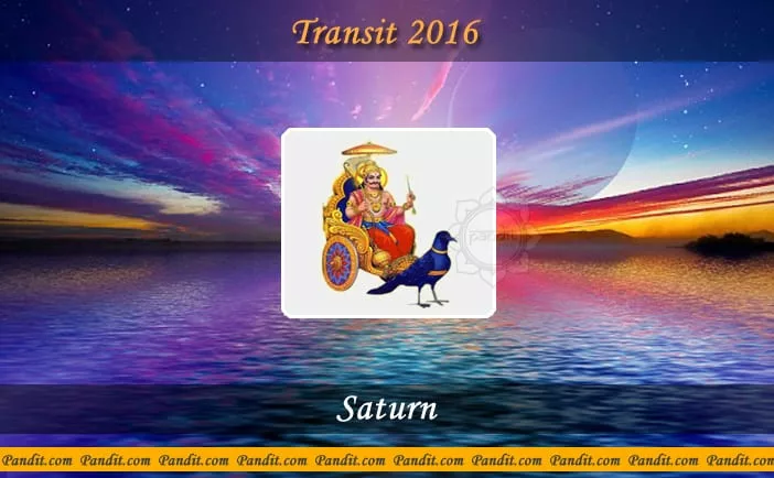 Saturn Transit 2016