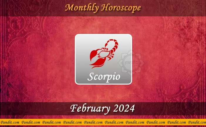 Scorpio Monthly Horoscope For February 2024
