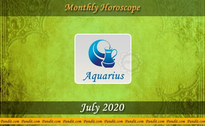 Aquarius Monthly Horoscope For July 2020