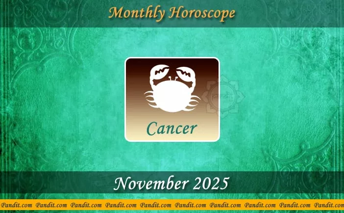 Cancer Monthly Horoscope For November 2025