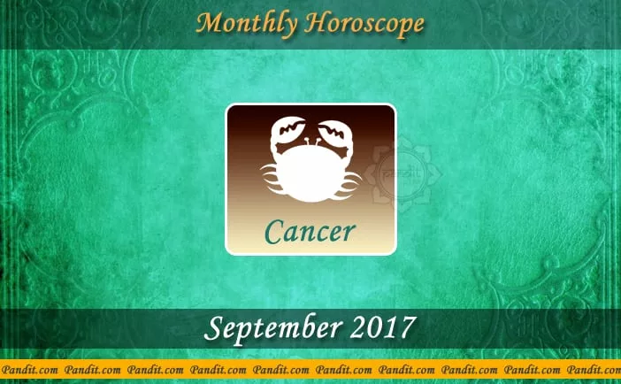 Cancer Monthly Horoscope For September 2017