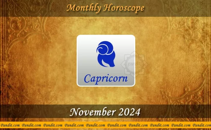 Capricorn Monthly Horoscope For November 2024