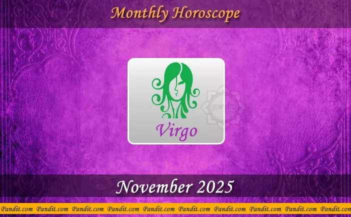 Virgo Monthly Horoscope For November 2025