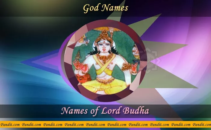 Lord Budha Names