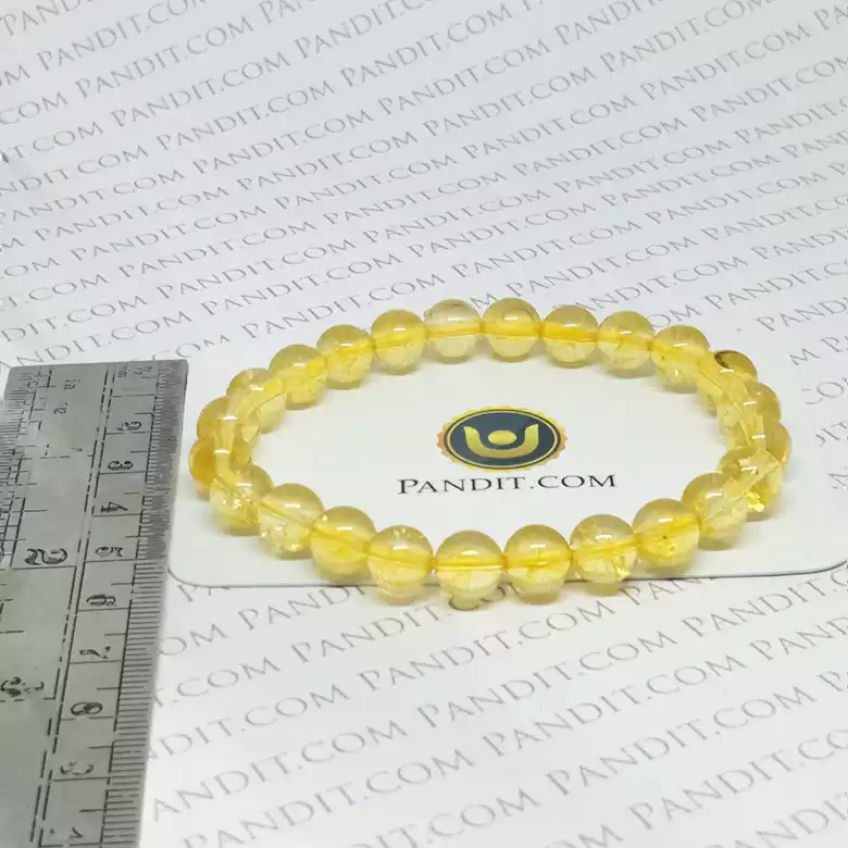 Yellow Citrine Bracelet