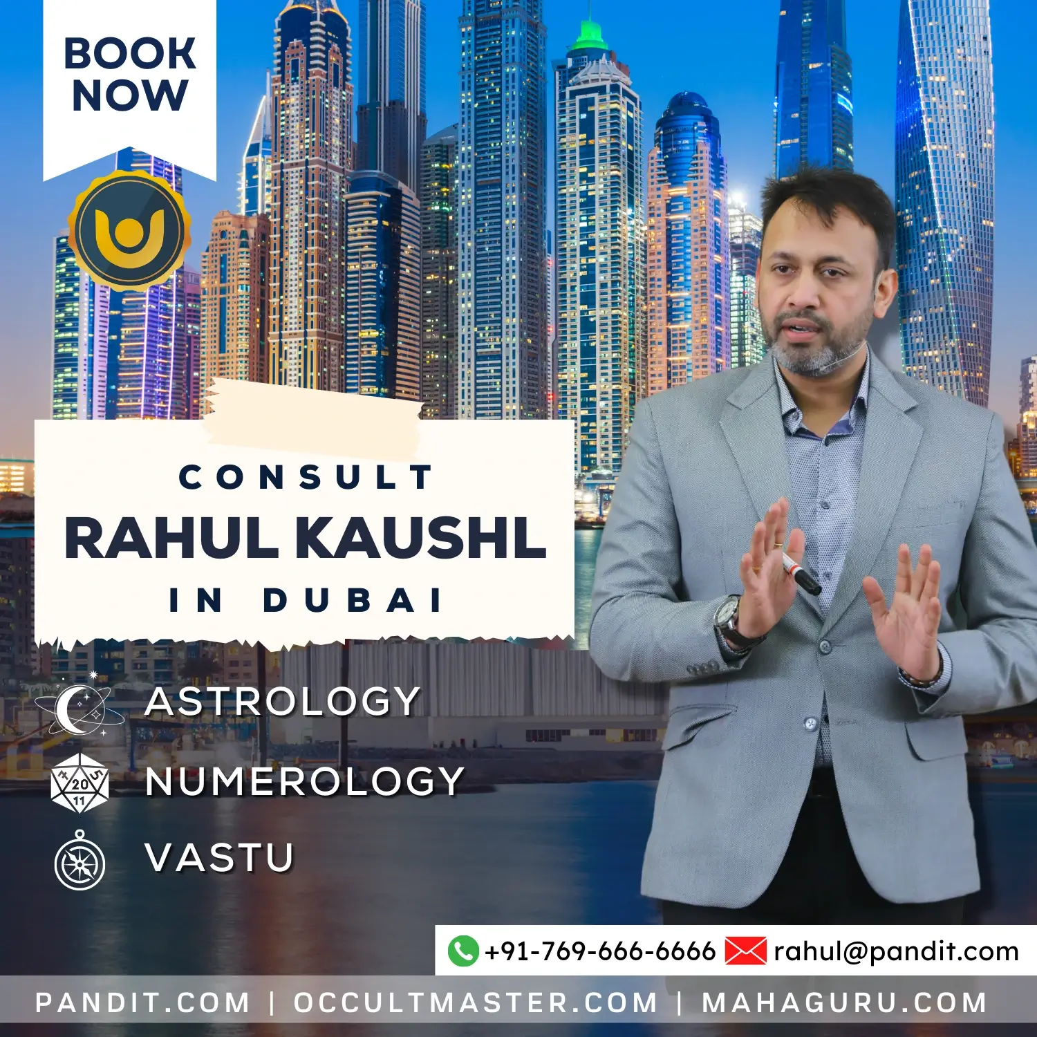 Consult Rahul Kaushl In Dubai