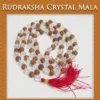 Rudraksha Crystal Mala