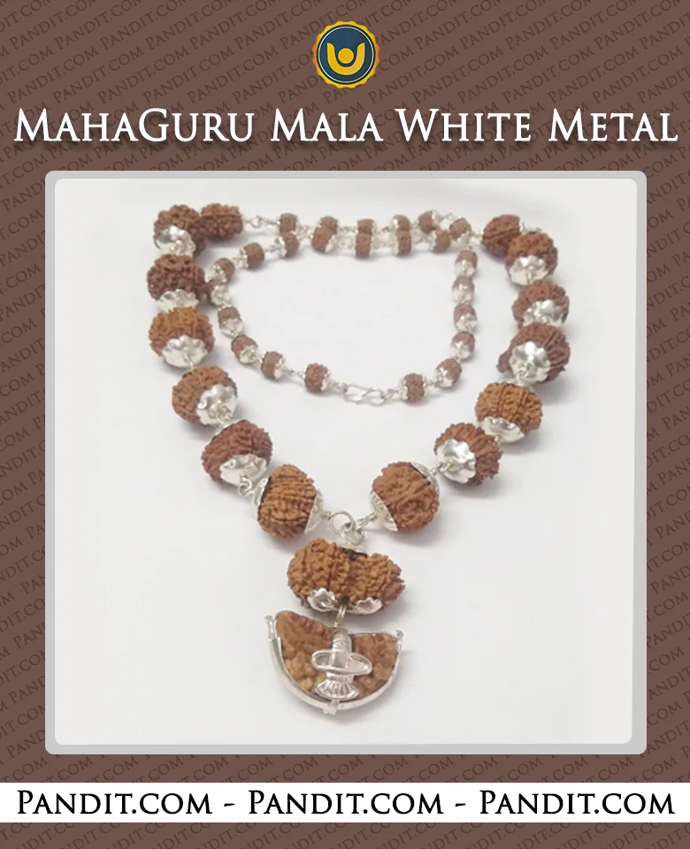 Mahaguru Mala – White Metal