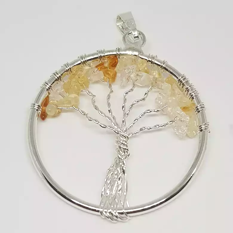 Citrine Tree of Life Pendant