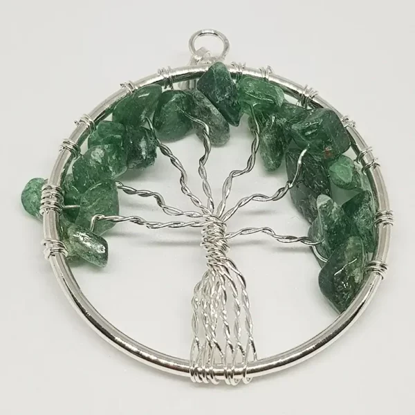 Green Aventurine Tree of Life Pendant