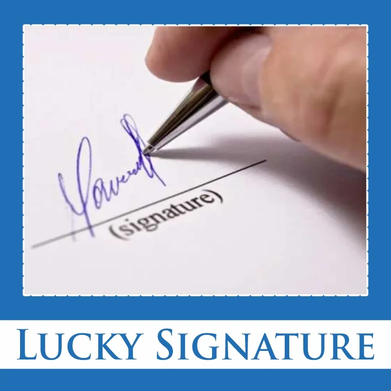 Lucky Signature Suggestion Report