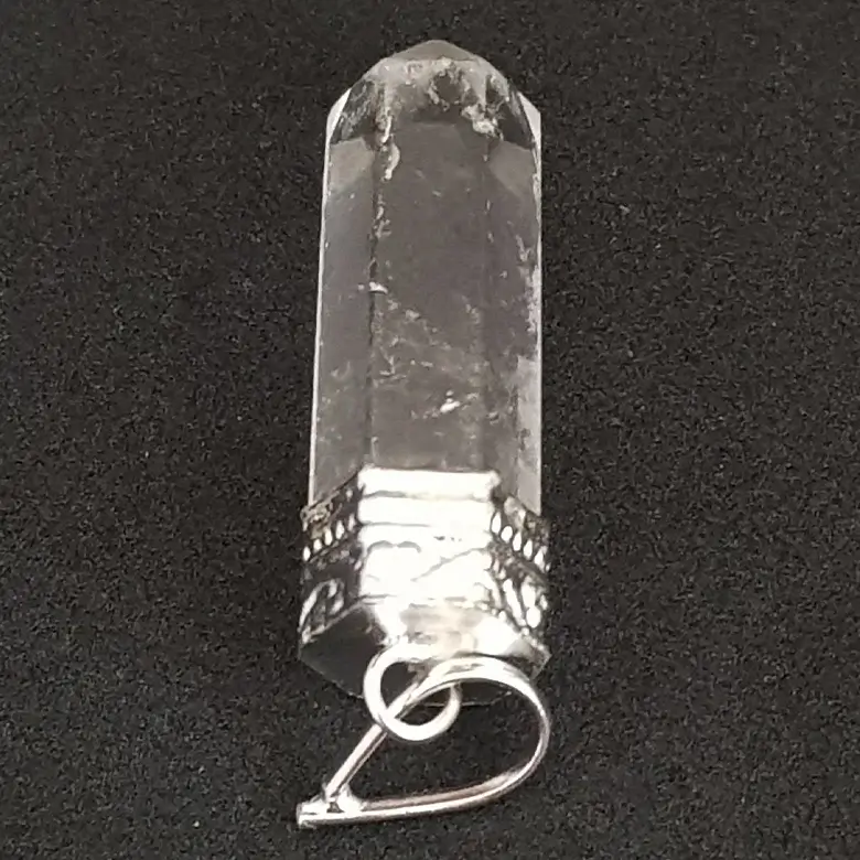 Crystal Cap Pencil Pendant