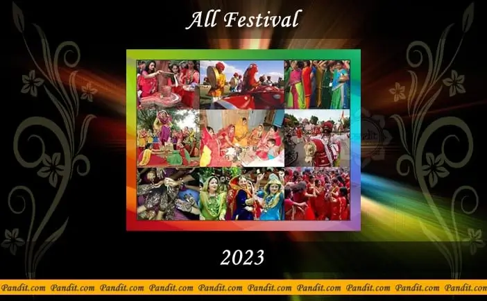 Indian Festivals Calendar 2023