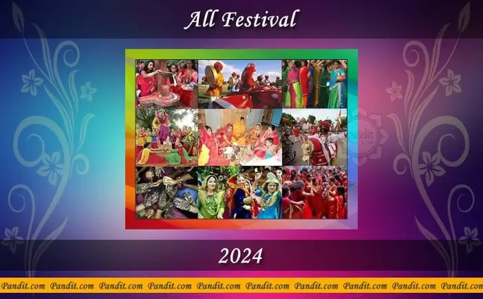 Indian Festivals Calendar 2024