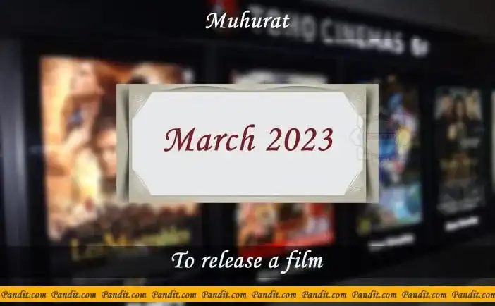 Shubh Muhurat For Release A Film March 2023