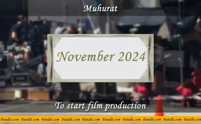 Shubh Muhurat For Start Film Production November 2024