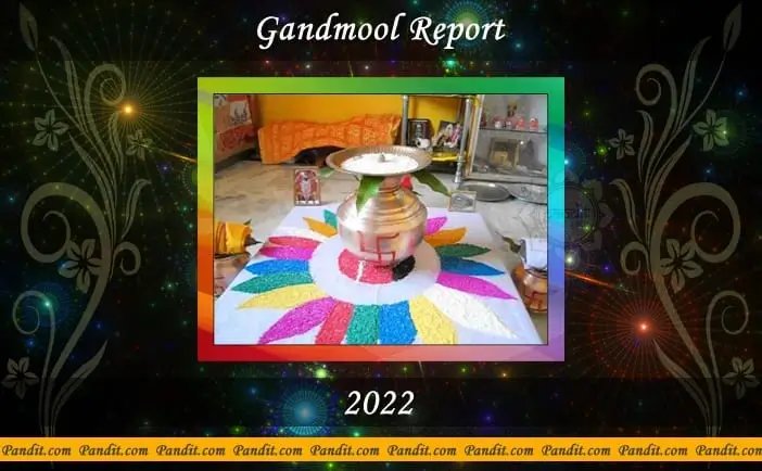 Gandmool Calendar 2022