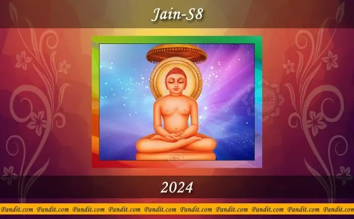 Jain S8 Calendar 2024