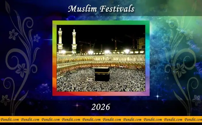 Muslim Festivals 2026