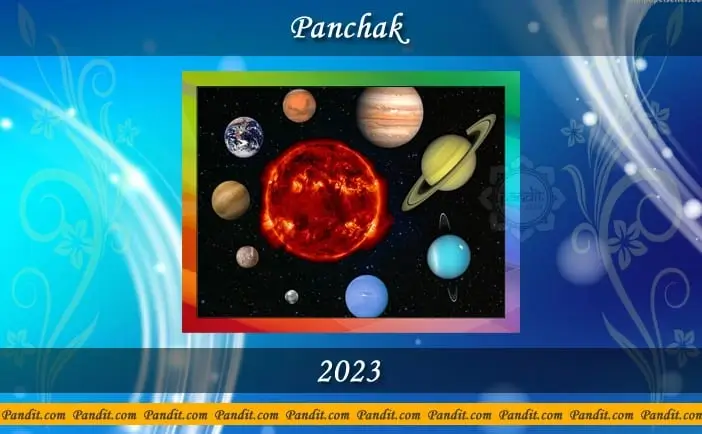Panchak Calendar 2023