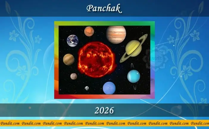 Panchak Calendar 2026