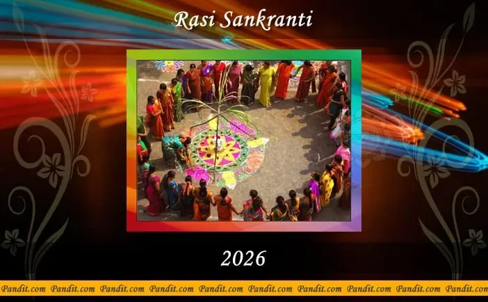 Rasi Sankranti 2026
