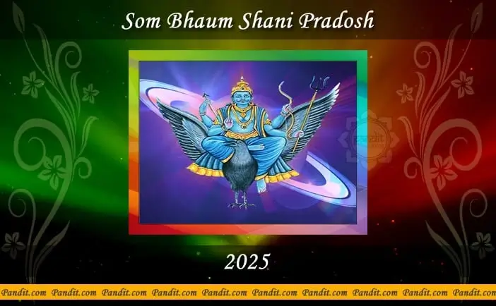 Som Bhaum Shani Pradosh 2025