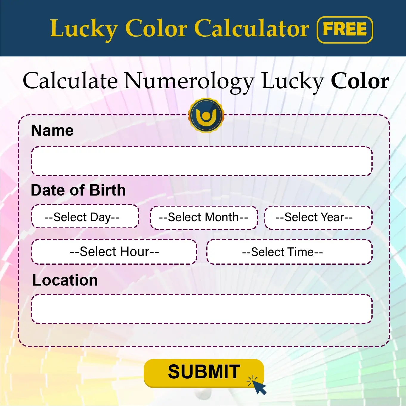 Numerology Lucky Colour Calculator