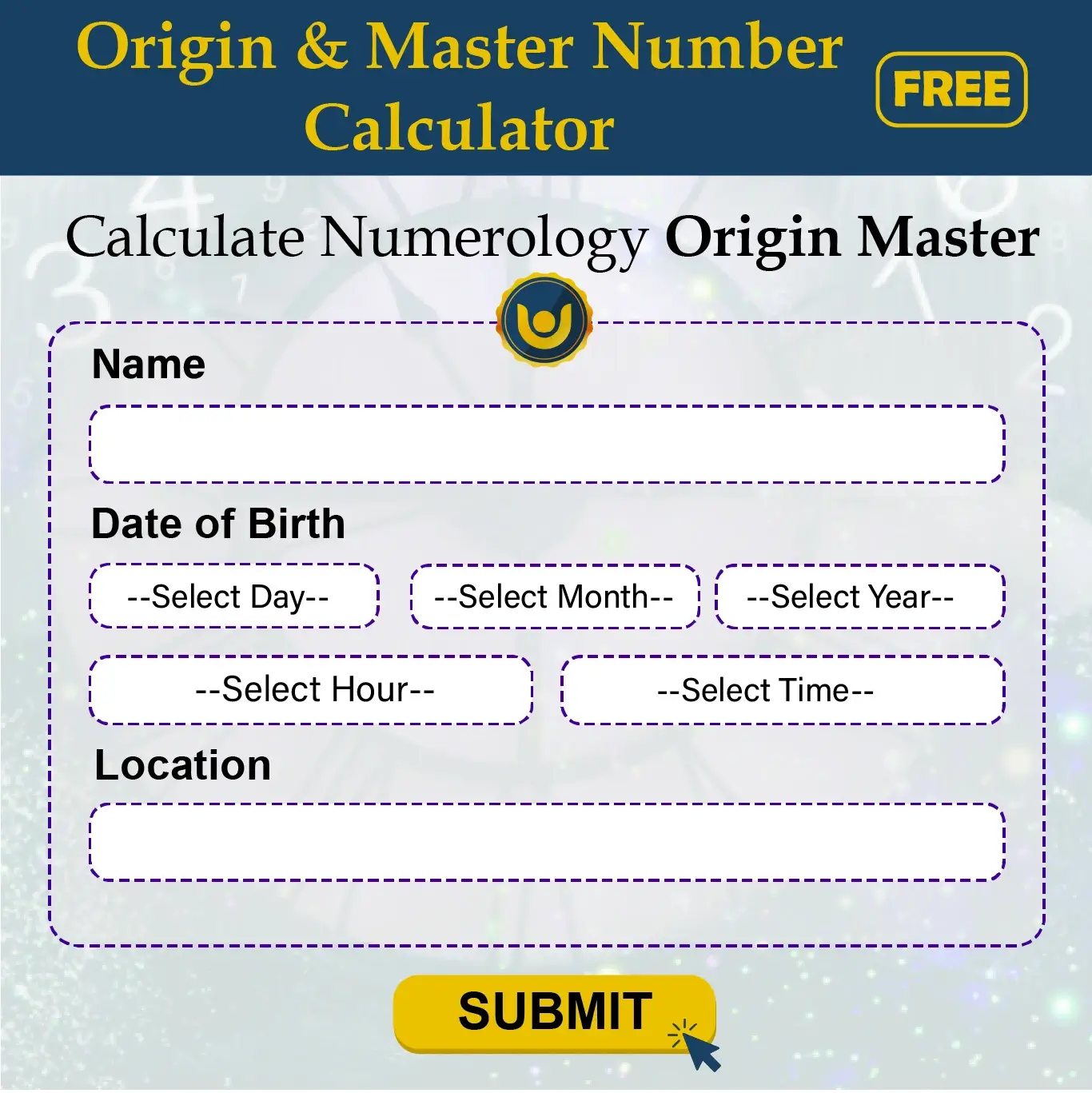 Numerology Origin Master Calculator