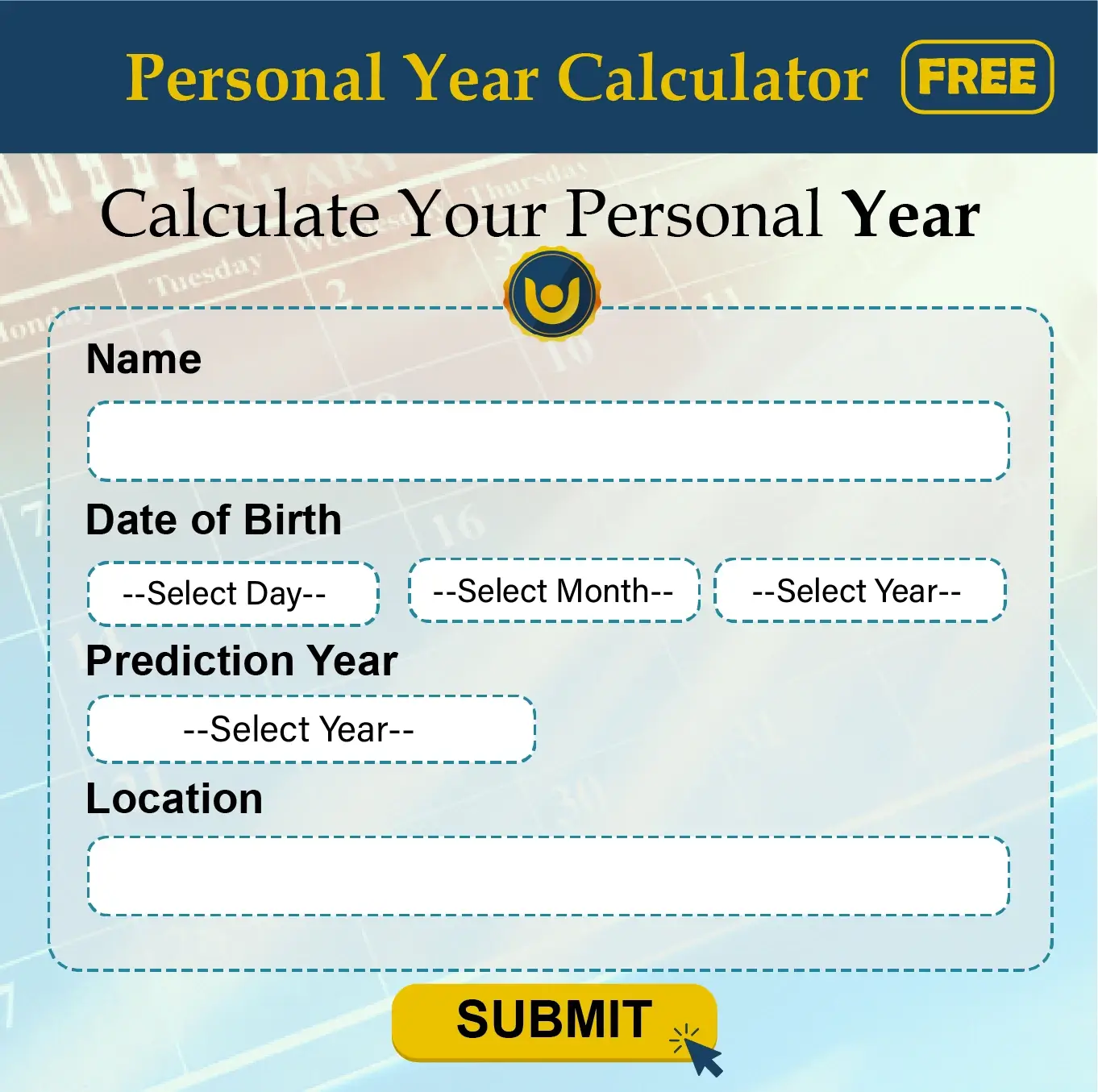 Numerology Personal Year Calculator